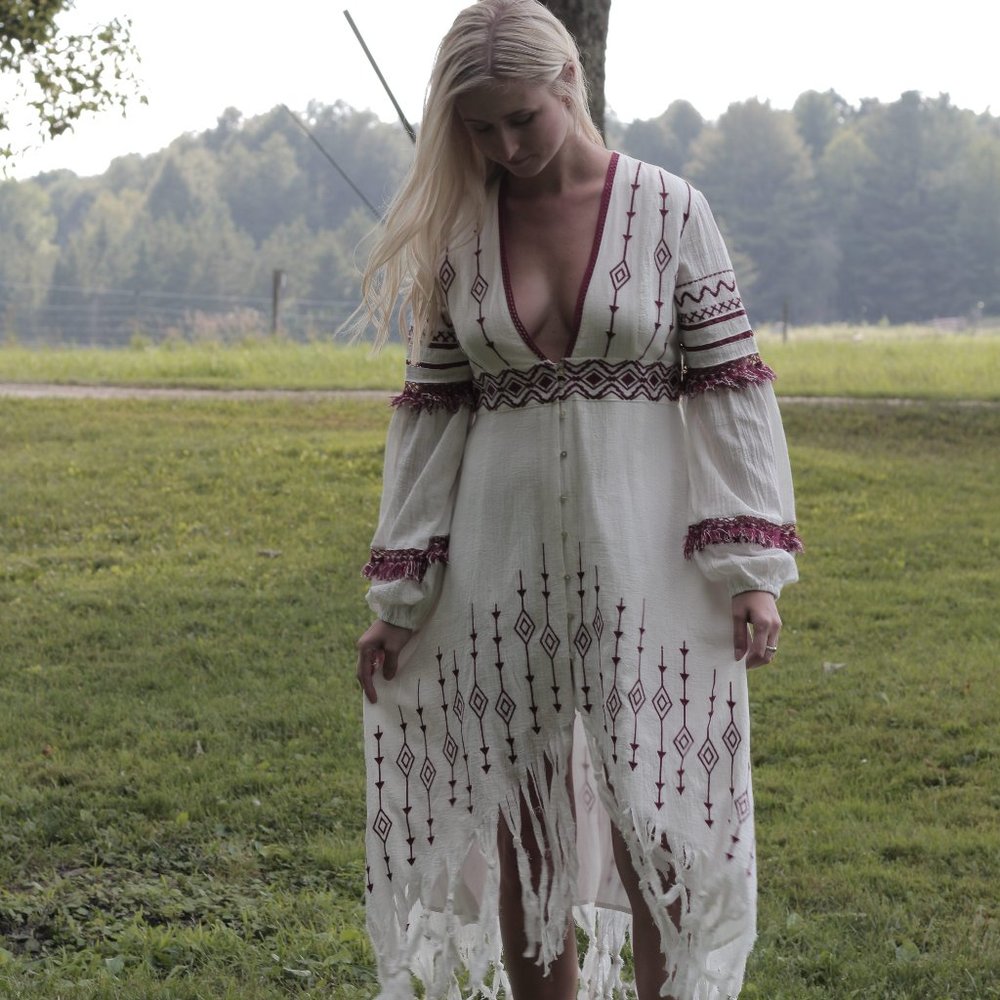 Free We Roam Midi Dress